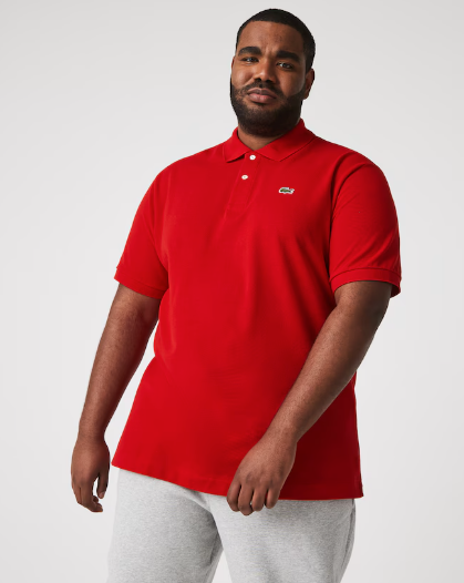 Polo de piqué modelo exclusivo de corte clásico Lacoste 27. Polo piqué cuello camisero Lacoste 27