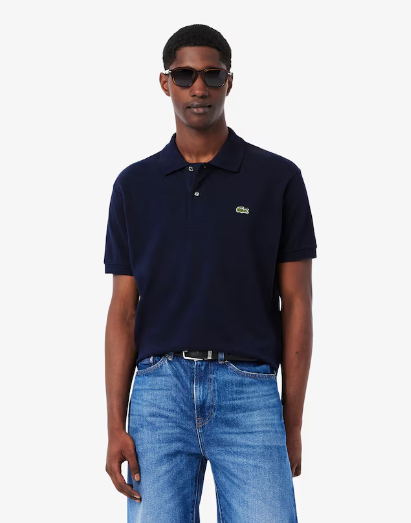 Polo de piqué modelo exclusivo de corte clásico Lacoste 27. Polo piqué cuello camisero Lacoste 27